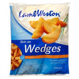Potato Wedges Waves Lambweston 4x2.5 kg (carton)