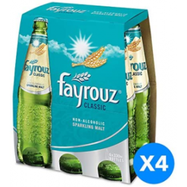 Carbonated Malt Non-Alcoholic Beverage Classic Fayrouz  4x6x330ml