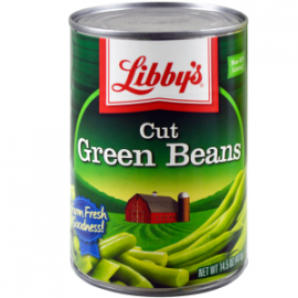 Green Beans Cut Can Libby'S 24x411g