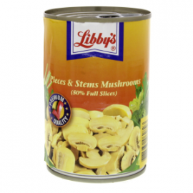 Mushrooms Pieces And Stems Can Libby'S 24x400g