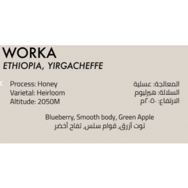 Coffee Beans Ethiopia Worka Mono Coffee 1x1 kg